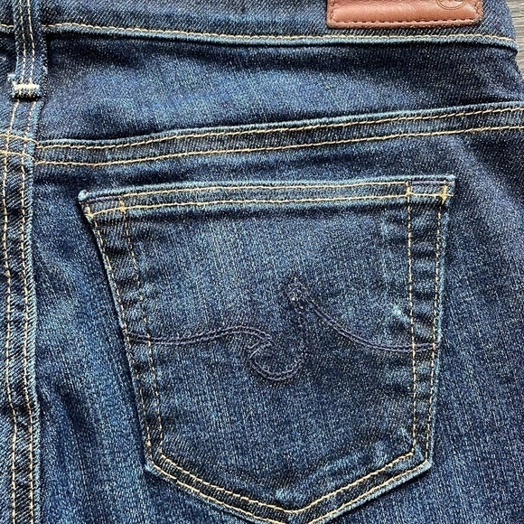 Sz25 AG Adriano Goldschmied The Stilt Cigarette Leg Dark Wash EUC - Picture 7 of 9